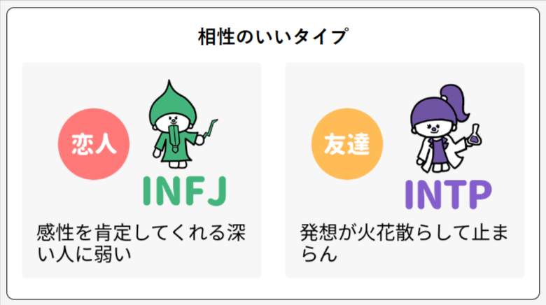 ENTP(討論者)相性のいいタイプ