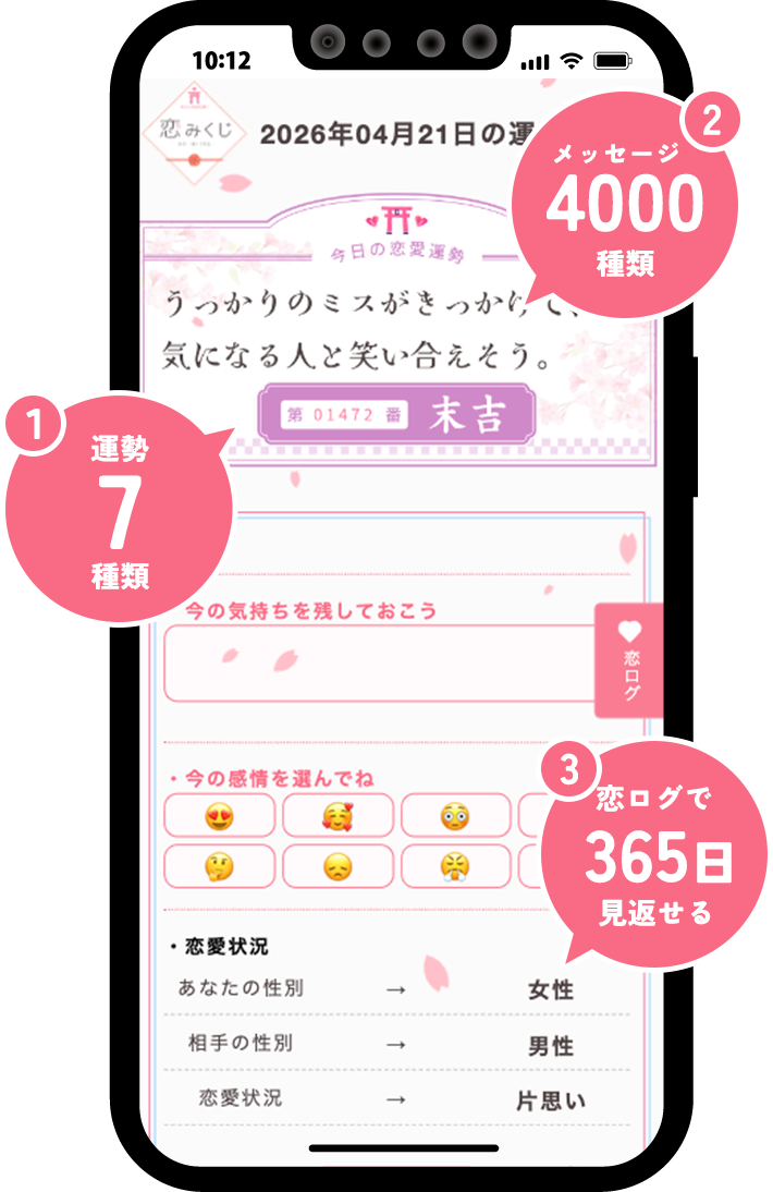 恋みくじの読み方